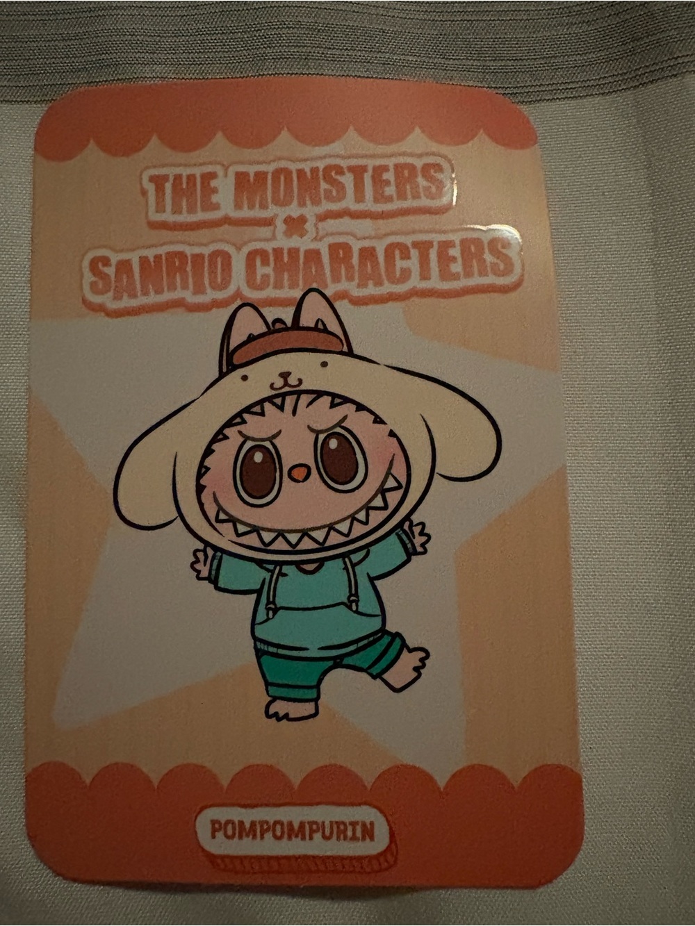 POP MART The Monsters x Sanrio Characters Vinyl Plush Blind Box with Pompompurin - Picture 4 of 7